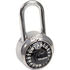 1572LF by MASTER LOCK - Master Lock® No. 1572LF 3-Letter Combo Padlock 1-1/2" Inside Shackle, Control Chart, Blk Dial