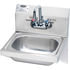 Krowne HS-10 Parts Washer Sink Krowne® HS-10 - 16" Wide Hand Sink With Side Support Brackets, Wrist Handles