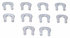 Raybestos H1177 Drum Brake Shoe C-Washer Raybestos R-Line Brake Shoe C-Washer