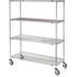Metro 5409000 Utility Cart Metro Stainless Steel Wire Shelf Trucks - 36" Wx18" D Shelf