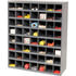 361-95 by DURHAM - Durham Steel Storage Parts Bin Cabinet 361-95 Open Front - 56 Compartments
