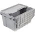 39085GREY by AKRO MILS - Akro-Mils Attached Lid Container 39085GREY - 21-1/2"L x 15"W x 9"H