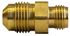 41553 by TECTRAN - Flare Fitting - Brass, 3/8 in. Tube, SAE 45 deg. Flare to Inverted Flare