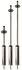 9400F by TECTRAN - Pogo Stick - 24 in. Length, Chrome Finish, without Clamp