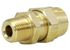 107 by TECTRAN - Air Brake Air Line Fitting - Brass, 3/8 in. I.D Hose, without Spring Guard