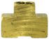 101-E by TECTRAN - Air Brake Pipe Tee - Brass, 3/4 inches Pipe Thread, Extruded