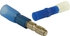 TBSR156ST by TECTRAN - Female Bullet Connector - Blue, 16-14 Wire Gauge, Heat Shrink, 0.156 in. dia.