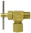 3069-6B by TECTRAN - Shut-Off Valve - Brass, 3/8 in. Tube, 90 deg. Compression to Male Pipe