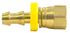 738-44 by TECTRAN - Air Tool Hose Barb - Brass, 1/4 in. Hose I.D, 1/4 in. Tube, Female Pipe Swivel