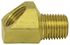 Tectran 154-6B Air Brake Air Line Fitting 45 Male Elbow3/8"Tube-1/4"Thrd