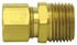 68-2A by TECTRAN - Compression Fitting - Brass, 1/8 in. Tube, 1/8 in. Thread, Male Connector
