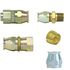 19DC-1010 by TECTRAN - Compression Fitting - Brass, 5/8 in. O.D Hose, 7/8 in.-14 Pipe Thread