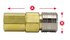 36C8-8F by TECTRAN - Air Brake Air Line Fitting - Brass, 1/2 in. Nominal Size, 1/2 in. NPT Female, Socket