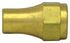 41-8 by TECTRAN - Air Brake Air Line Nut - Brass, 1/2 inches Tube Size, Long