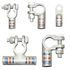 5015S-2/P by TECTRAN - 2/0 Pos L Elbow Solder Clamp