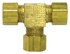 64-4 by TECTRAN - Compression Fitting - Brass, 1/4 inches Tube Size, Union Tee