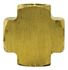 102-C by TECTRAN - Air Brake Pipe Cross - Brass, 3/8 inches Pipe Thread, Extruded