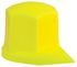 WCP38 by TECTRAN - Wheel Cap - 1.500 inches, Bright Yellow