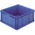 NXO2422-11-BL by LEWIS-BINS.COM - ORBIS Stakpak NXO2422-11 Modular Straight Wall Container, 24"L x 22-1/2"W x 10-29/32"H, Blue