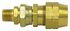 1107-8 by TECTRAN - Air Brake Air Line Fitting - Brass, 1/2 in. Hose I.D, Swivel Type, D.O.T