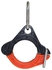 98225ST by TECTRAN - Air Brake Air Line Clamp - 2.25 in. Clamp I.D, Orange, with Stainless Steel Clip