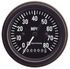 95-0519 by TECTRAN - Speedometer Gauge - Black, 3-3/8 in. dia., 0-80 mph, Programmable, White Pointer