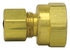 66-3A by TECTRAN - Compression Fitting - Brass, 3/16 in. Tube, 1/8 in. Thread, Female Connector