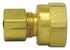 Tectran 66-8C Air Brake Air Line Fitting F. Conn 1/2"Tube-3/8"Thread