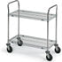 5433200 by METRO - Metro® SUPER ERECTA® Stainless Steel Wire Utility Carts - 72" Wx24" D Shelf