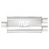 12138 by MAGNAFLOW EXHAUST PRODUCT - Straight-Through Performance Muffler; 2.25in. Center/Dual;  5x14x8 Body