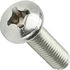 CNC08045 by TITAN FASTENERS - M8 X 1.25 x 45mm Machine Screw - Phillips Pan Head - Class 4.8 - Steel - Zinc - 50 Pk