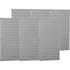 35-P-3296GY by WALL CONTROL - Wall Control Industrial Metal Pegboard, Gray, 96" X 32" X 3/4"