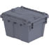 FP03 by LEWIS-BINS.COM - ORBIS Flipak® Distribution Container FP03 - 11-3/4 x 9-3/4 x 7-11/16 Gray