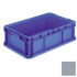 NXO2415-7-GY by LEWIS-BINS.COM - ORBIS Stakpak NXO2415-7 Modular Straight Wall Container, 24"L x 15"W x 7-1/2"H, Gray