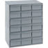 006-95 by DURHAM - Durham Steel Storage Parts Drawer Cabinet 006-95 - 18 Drawers