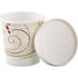 SCC KHB16ASYM by SOLO - Dart® Flexstyle® Double Poly Paper Container/Lid Combo, 16 oz., Symphony, 250/Carton