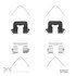 340-03034 by DYNAMIC FRICTION COMPANY - Disc Brake Hardware Kit