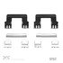 340-39014 by DYNAMIC FRICTION COMPANY - Disc Brake Hardware Kit