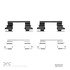 340-46015 by DYNAMIC FRICTION COMPANY - Disc Brake Hardware Kit