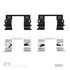 340-46016 by DYNAMIC FRICTION COMPANY - Disc Brake Hardware Kit