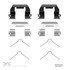 340-46017 by DYNAMIC FRICTION COMPANY - Disc Brake Hardware Kit