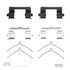 340-46018 by DYNAMIC FRICTION COMPANY - Disc Brake Hardware Kit