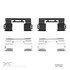 340-47042 by DYNAMIC FRICTION COMPANY - Disc Brake Hardware Kit