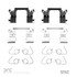 340-67046 by DYNAMIC FRICTION COMPANY - Disc Brake Hardware Kit