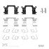 340-67047 by DYNAMIC FRICTION COMPANY - Disc Brake Hardware Kit