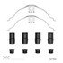 340-73009 by DYNAMIC FRICTION COMPANY - Disc Brake Hardware Kit