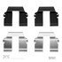 340-74012 by DYNAMIC FRICTION COMPANY - Disc Brake Hardware Kit