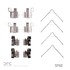 340-75000 by DYNAMIC FRICTION COMPANY - Disc Brake Hardware Kit