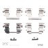 340-75008 by DYNAMIC FRICTION COMPANY - Disc Brake Hardware Kit