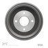 365-54032 by DYNAMIC FRICTION COMPANY - True Balanced Brake Drum